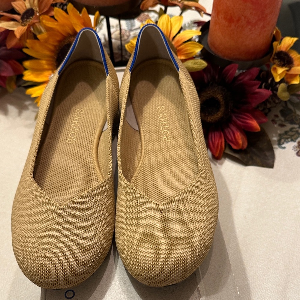 Rothy's Tan Flats
